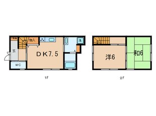 東久代貸家の物件間取画像